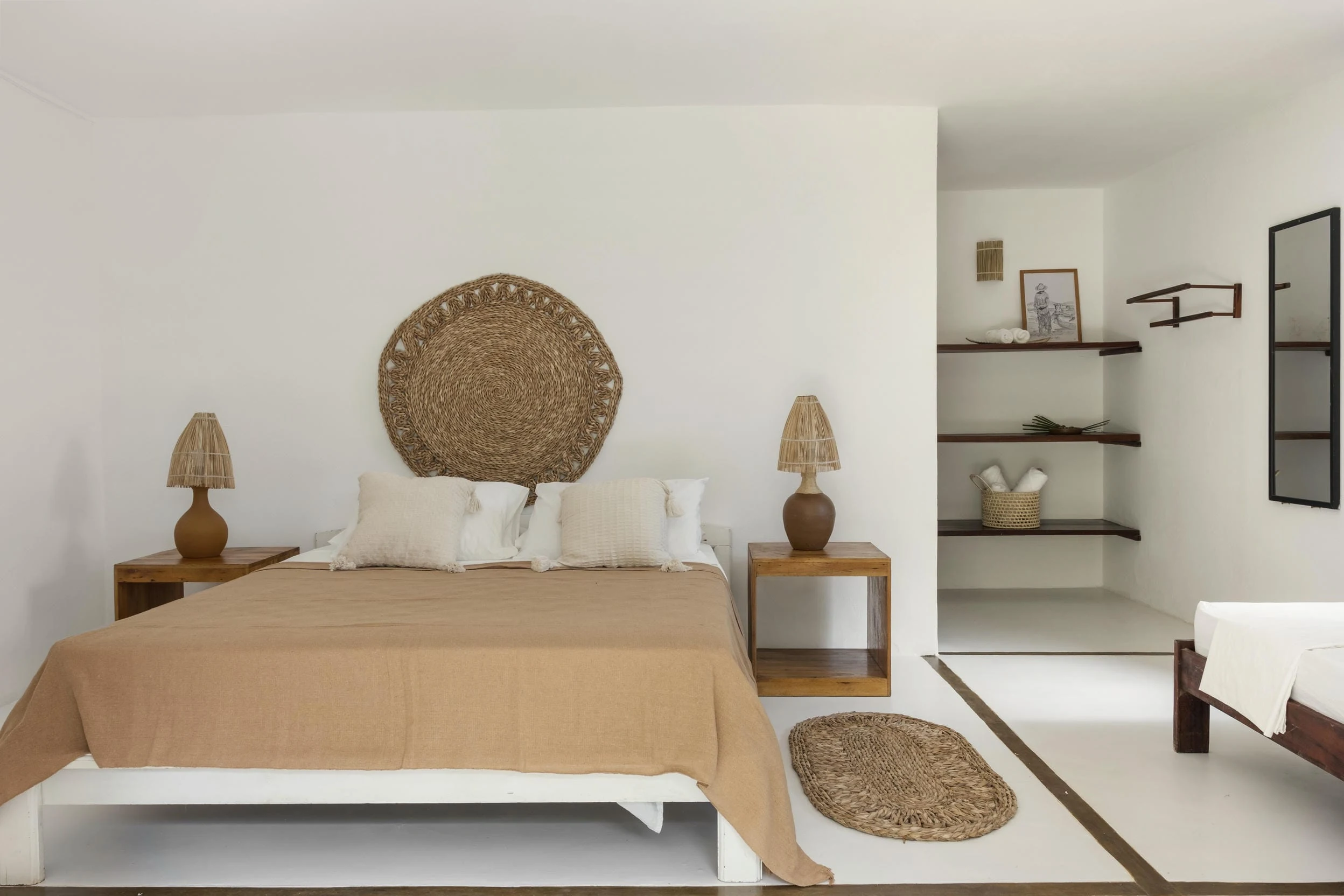 País tropical pousada cama quarto suíte jardim área térrea.